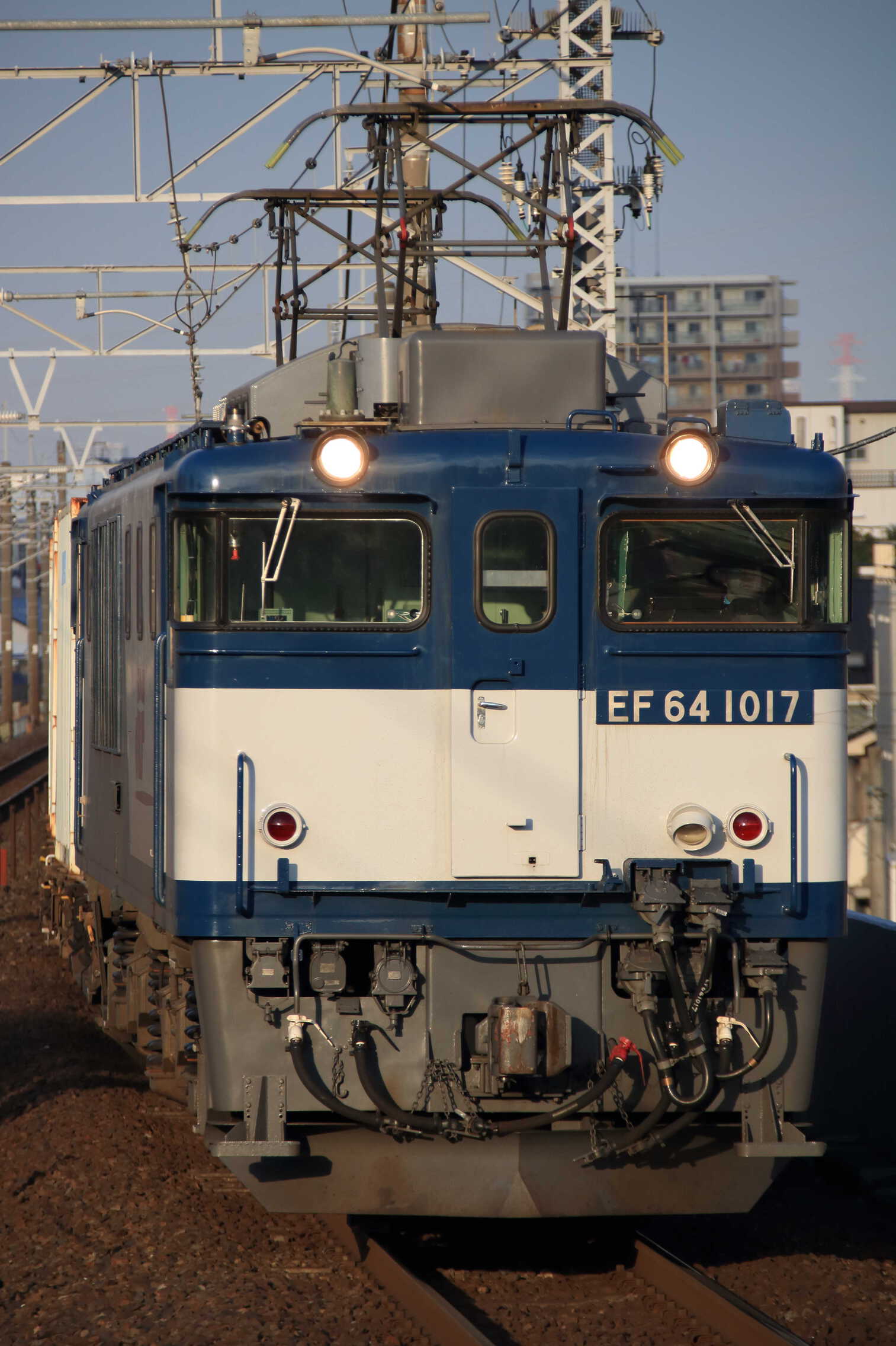 1094列車 EF64-1017②[愛]+コキ