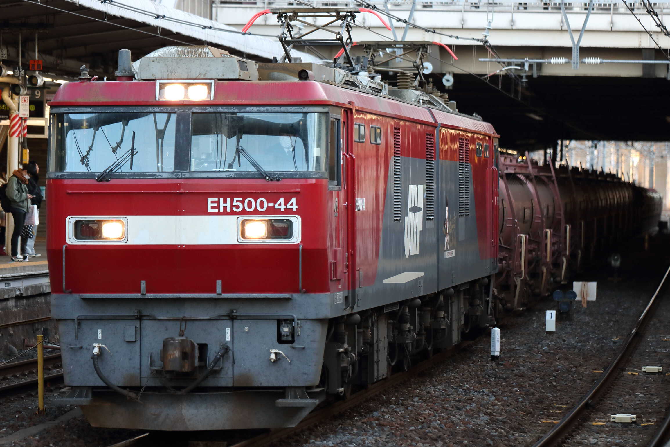 5094列車〜5097列車 EH500-44②[仙貨]+タキ12車+トキ6車