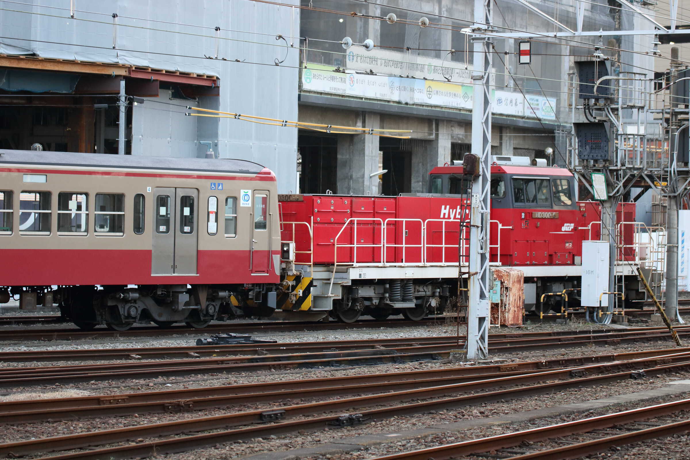 9267列車〜入換 甲222(新秋津(小手指)〜武蔵境) HD300-5[新]+西武101系 247F