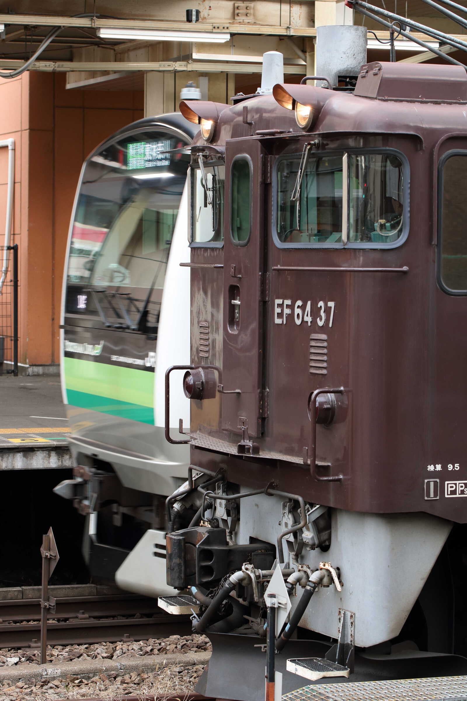 単9487列車 甲府運輸区横浜線ハンドル訓練 EF64-37[高]