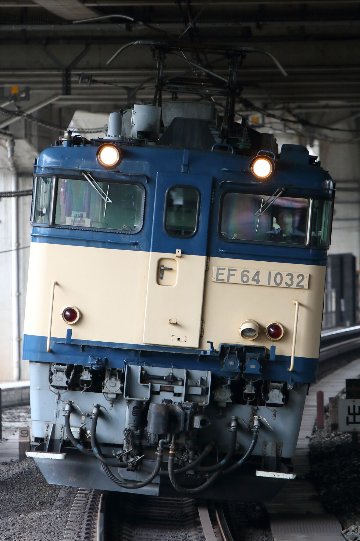 単9735列車 NT出場牽引機返却 EF64-1032[長岡]
