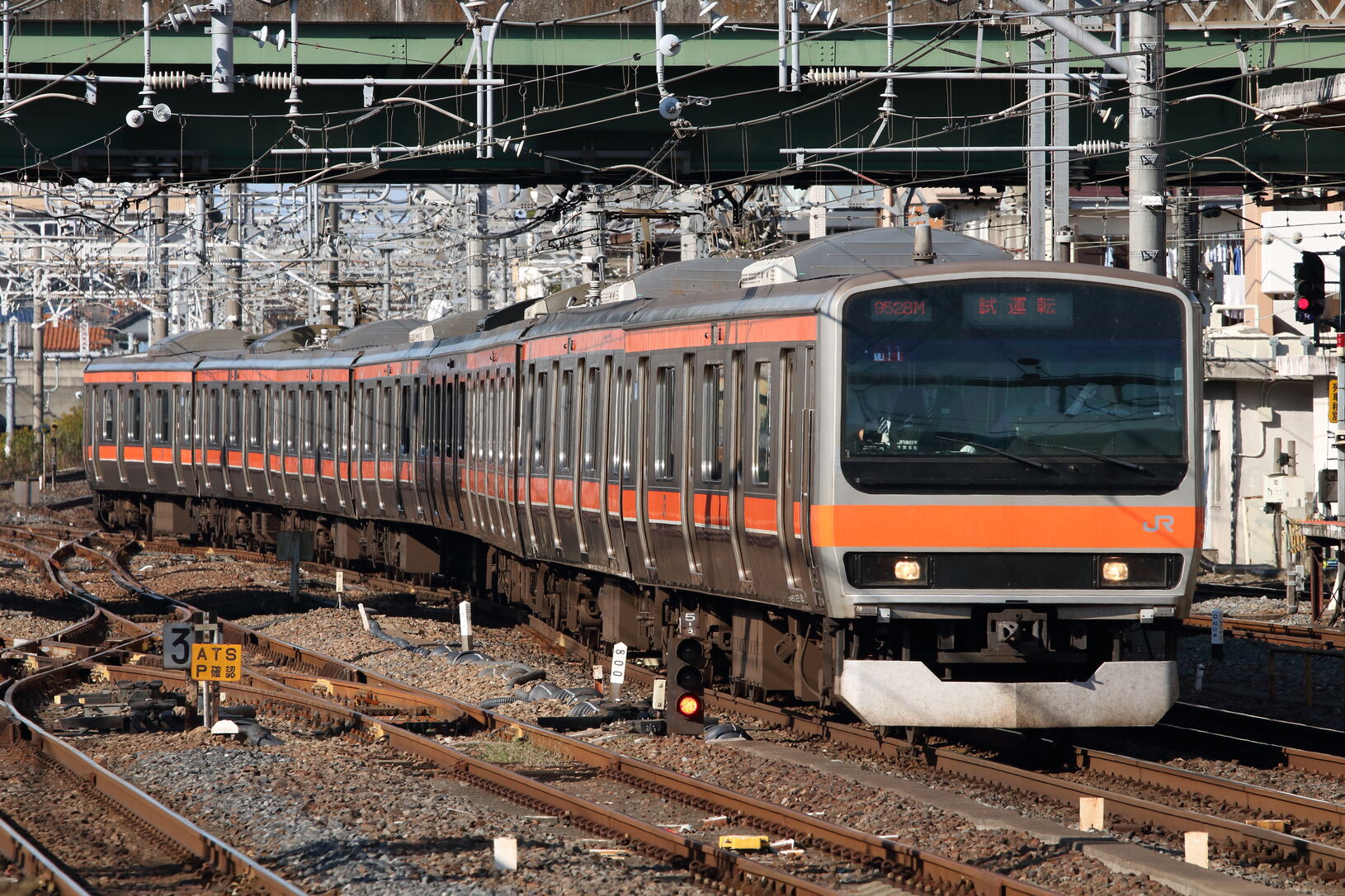 試9528M 武蔵野運輸区ハンドル訓練 E231系 都ケヨMU11編成