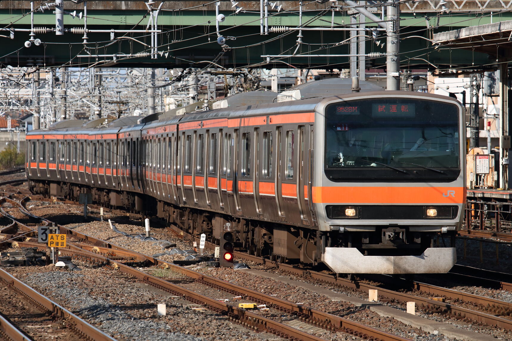 試9528M 武蔵野運輸区ハンドル訓練 E231系 都ケヨMU11編成